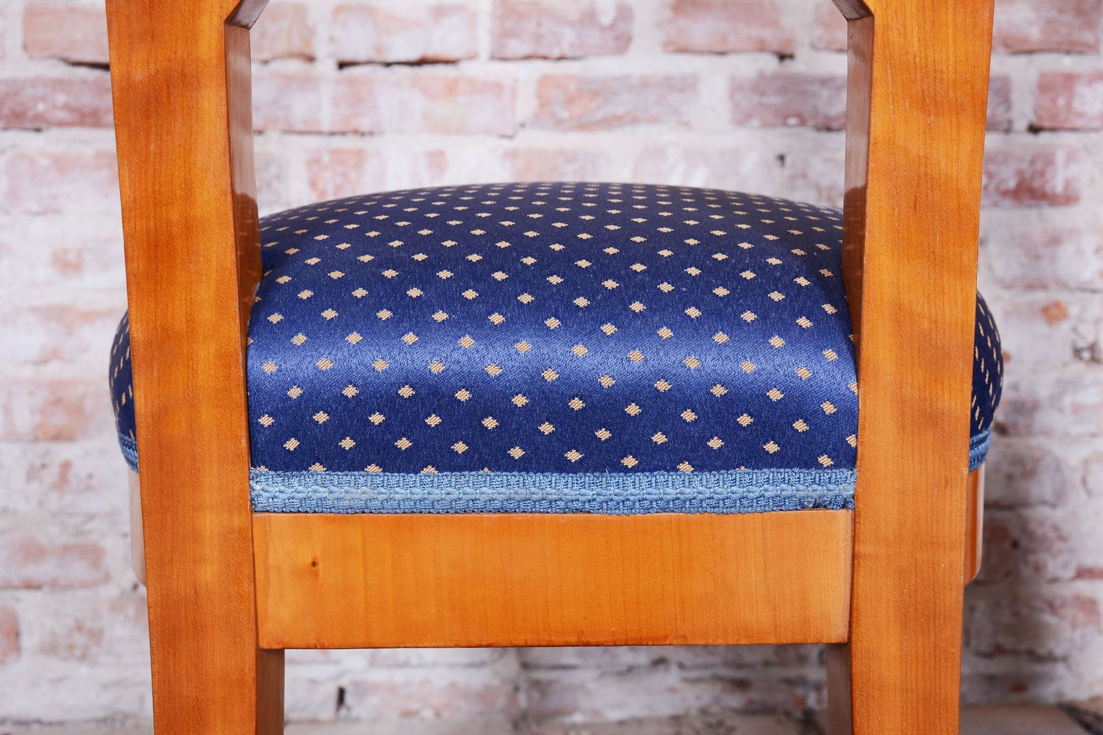 photo vintage Set Of Four Restored Biedermeier Cherry Wood, Revived Polish, Austria, 1820s
