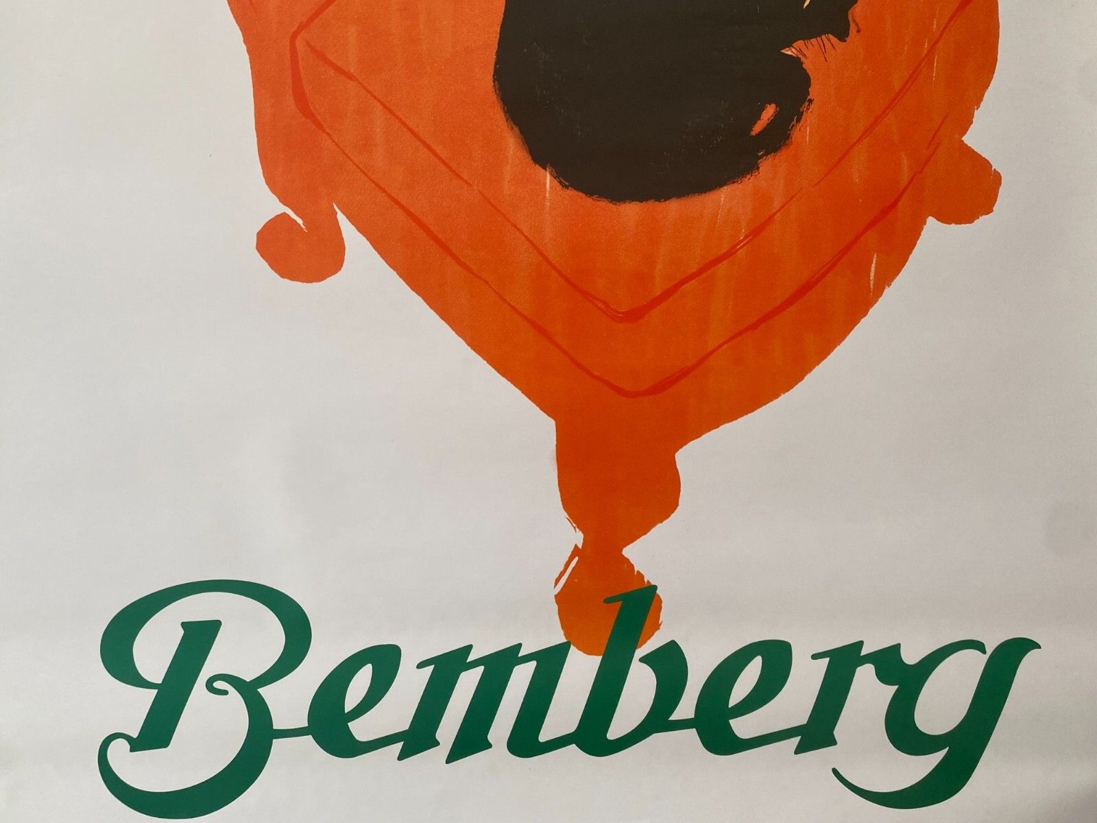 Art Rene Gruau, C.A. 1970s   Arredamento Bemberg   Original Advertising Vintage Poster Printed In Offset Lithography   C.A. Cm 140 X 100 photo
