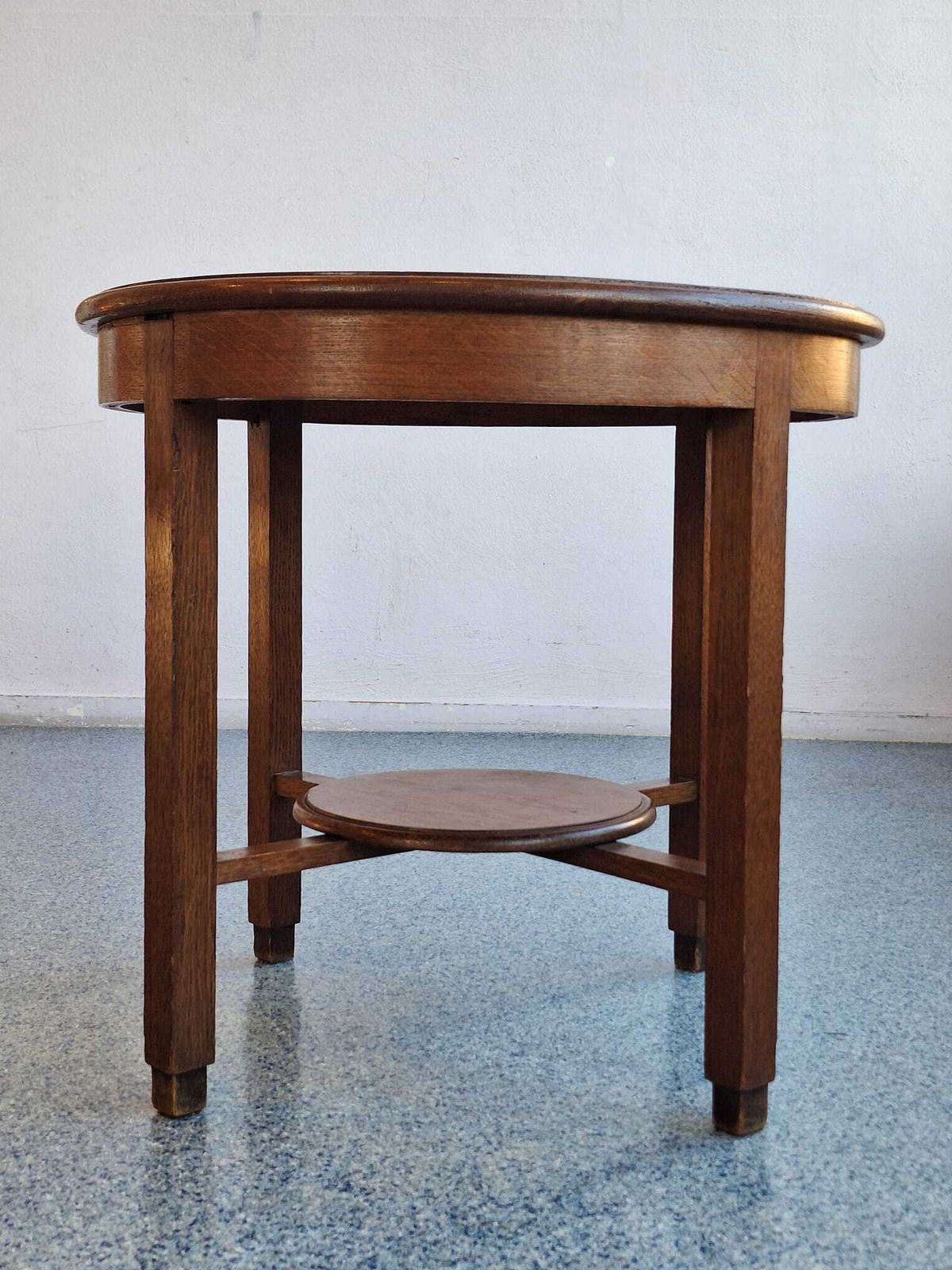 photo furniture Set Of Two Low Chairs And Coffee Table From The Amsterdam School/ Art Deco Circa 1930s.