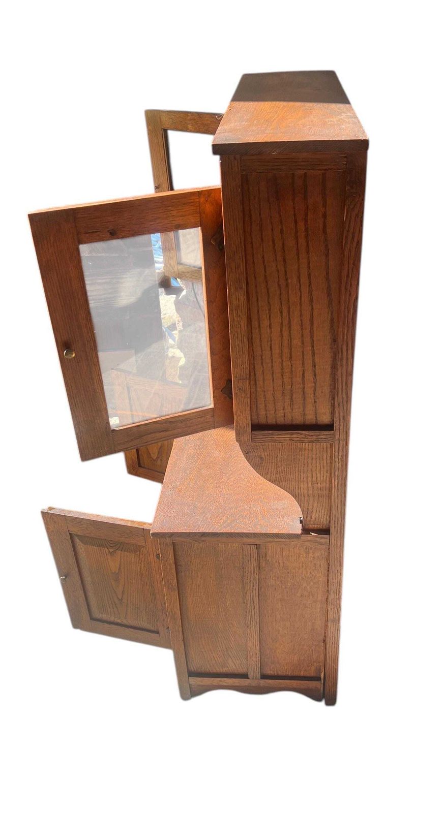 Antique Oak Apprentice Piece Small Dresser photo for sale