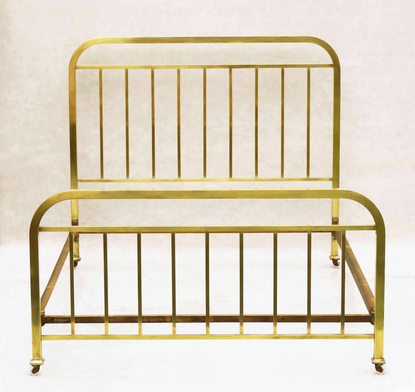Art Deco French Brass Bed C1930 By Pardon Us Queen/Uk King photo Furniture