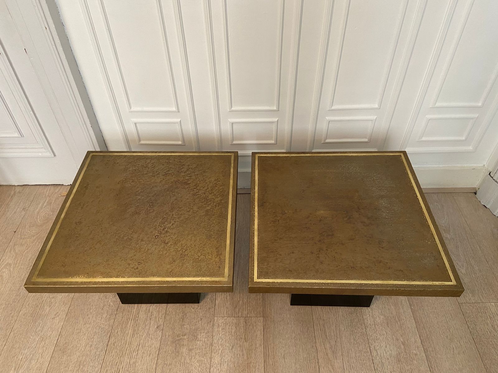 Pair Of Side Tables Lova Creation, Belgium, 1970 photo for sale