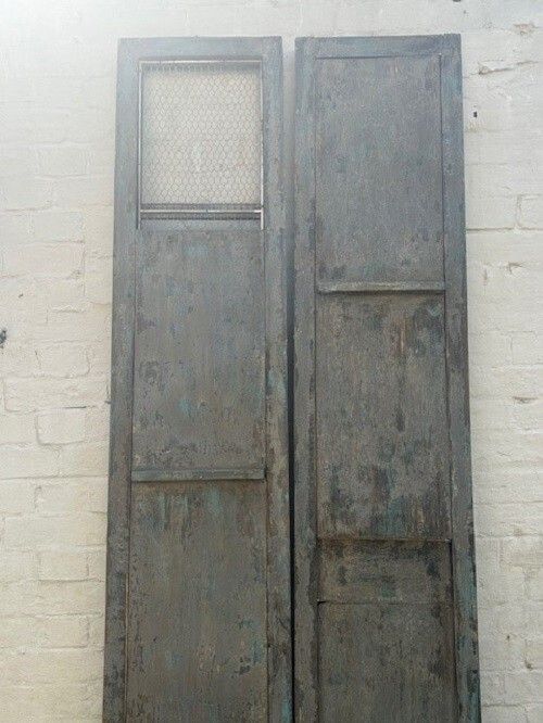 Pair Of Vintage French Shutter Doors photo Home Fixtures