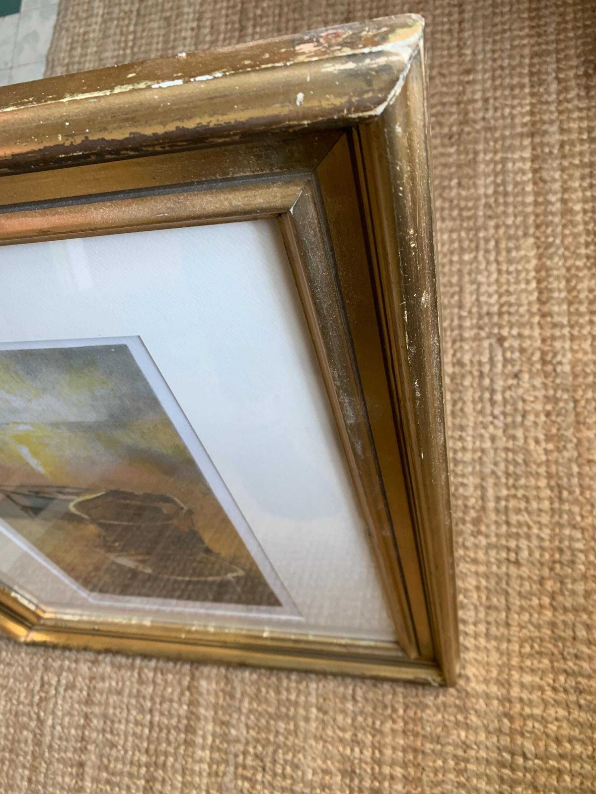 Lithograph Of A Marine Painting Signed And Framed By Massagat photo buy