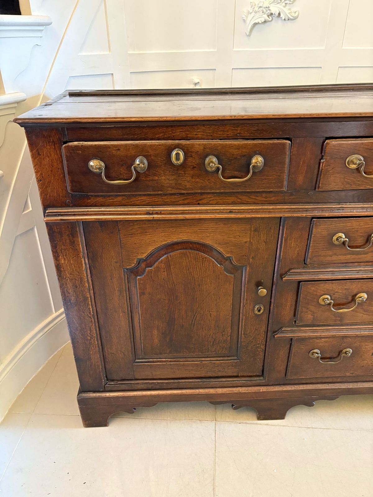 Antique 18th Century Outstanding Quality Oak Welsh Dresser photo vinterior