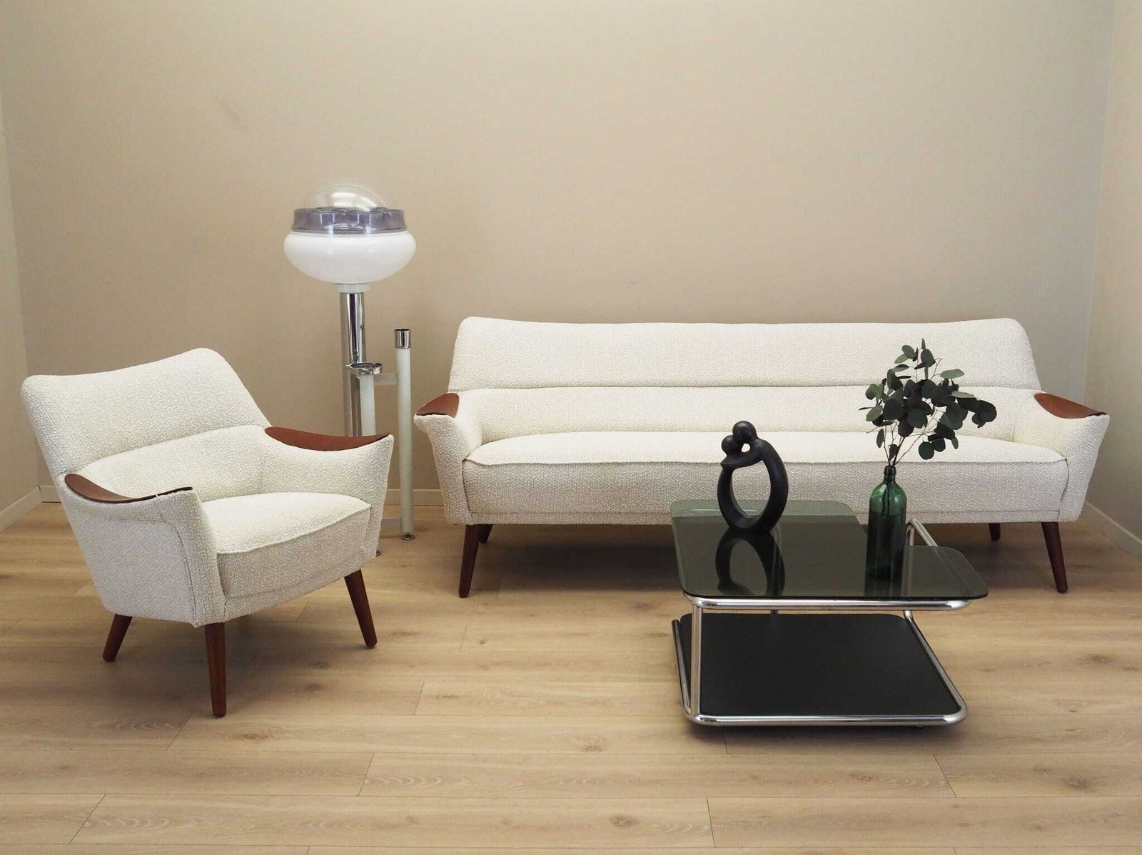 Beige Living Room Set, Danish Design, 1970s, Production: Denmark photo furniture