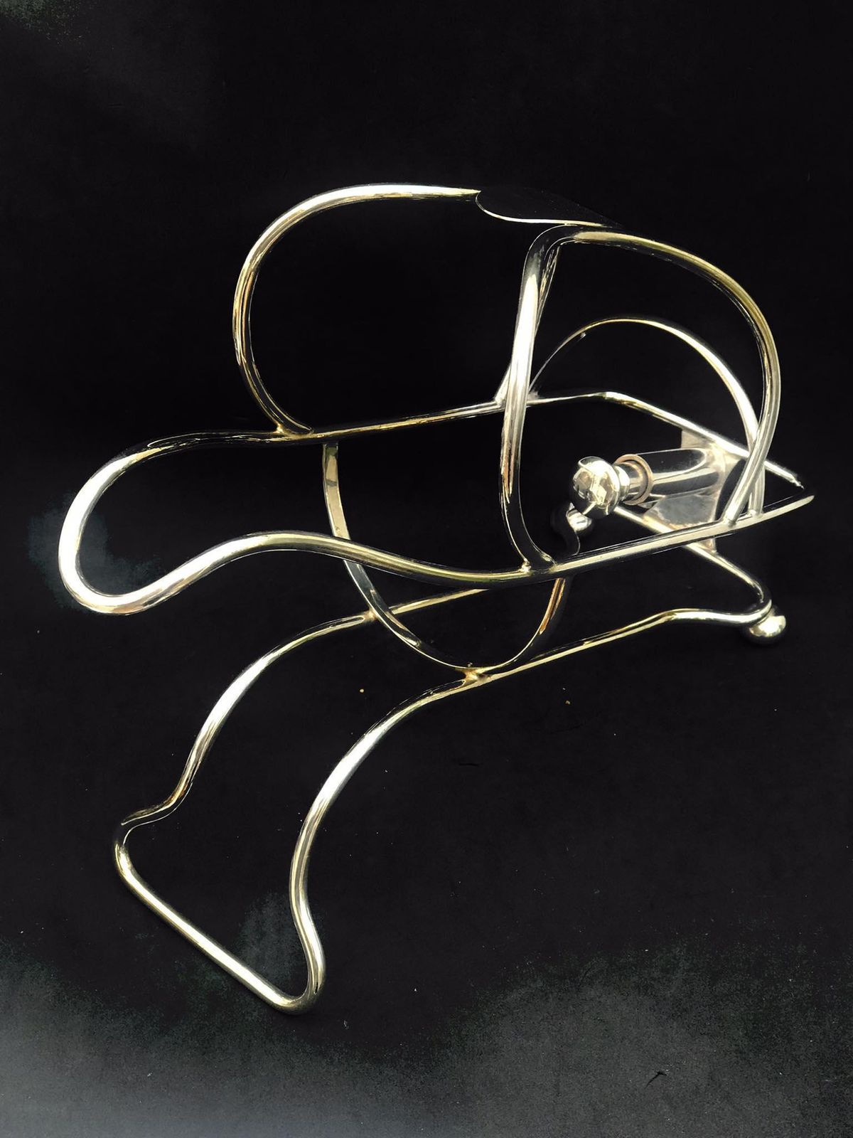 Wine Holder Cradle Bottle Stand Wine Cradle, Wine Stand Bar Gift Accessories Gift For Him Bar Tools By Frank Cobb & Co England Antique photo 321.0