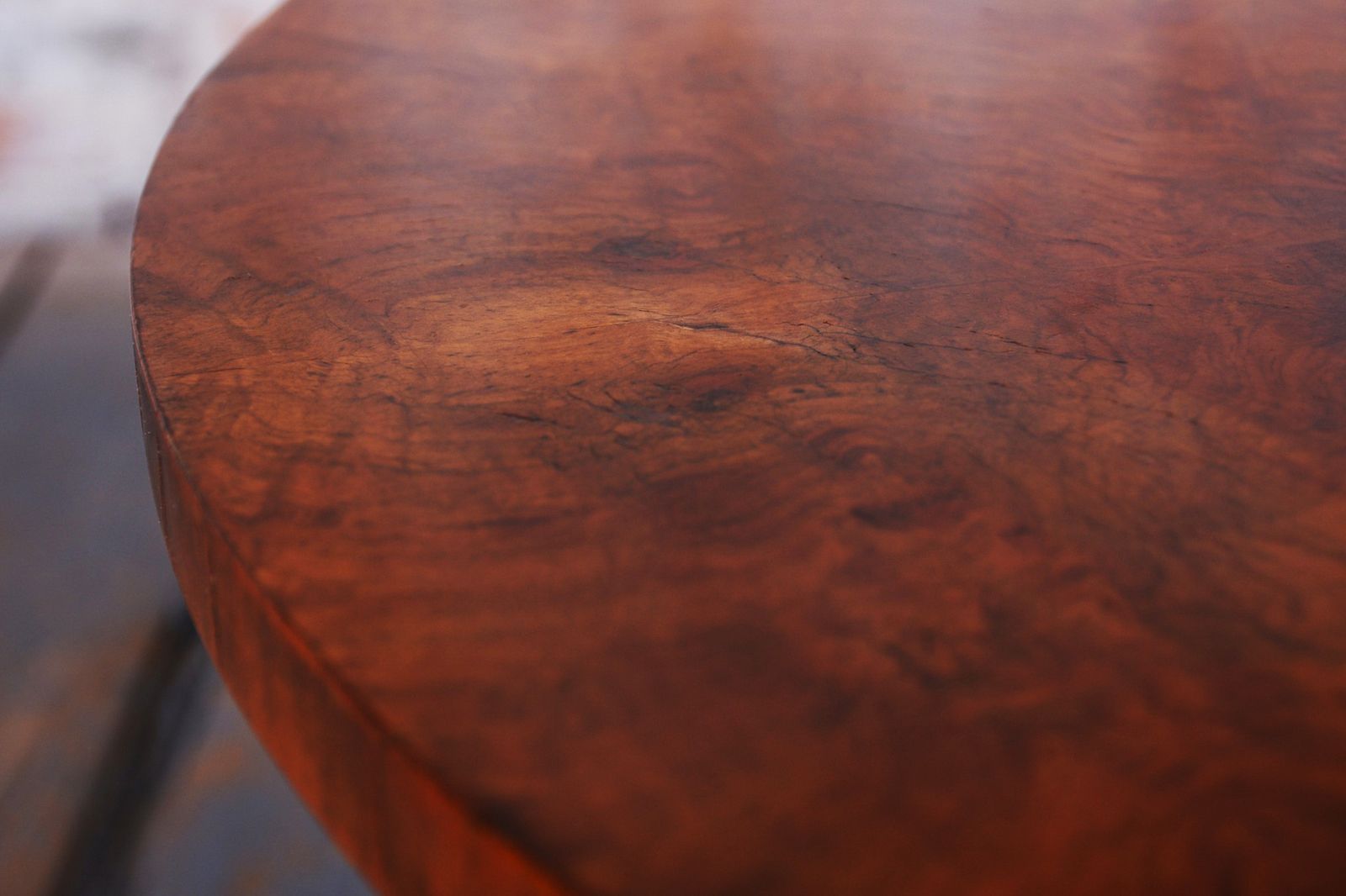 Restored Art Deco Table, By Halabala, Up Závody, Walnut, Lacquer, Czech, 1920s photo buy