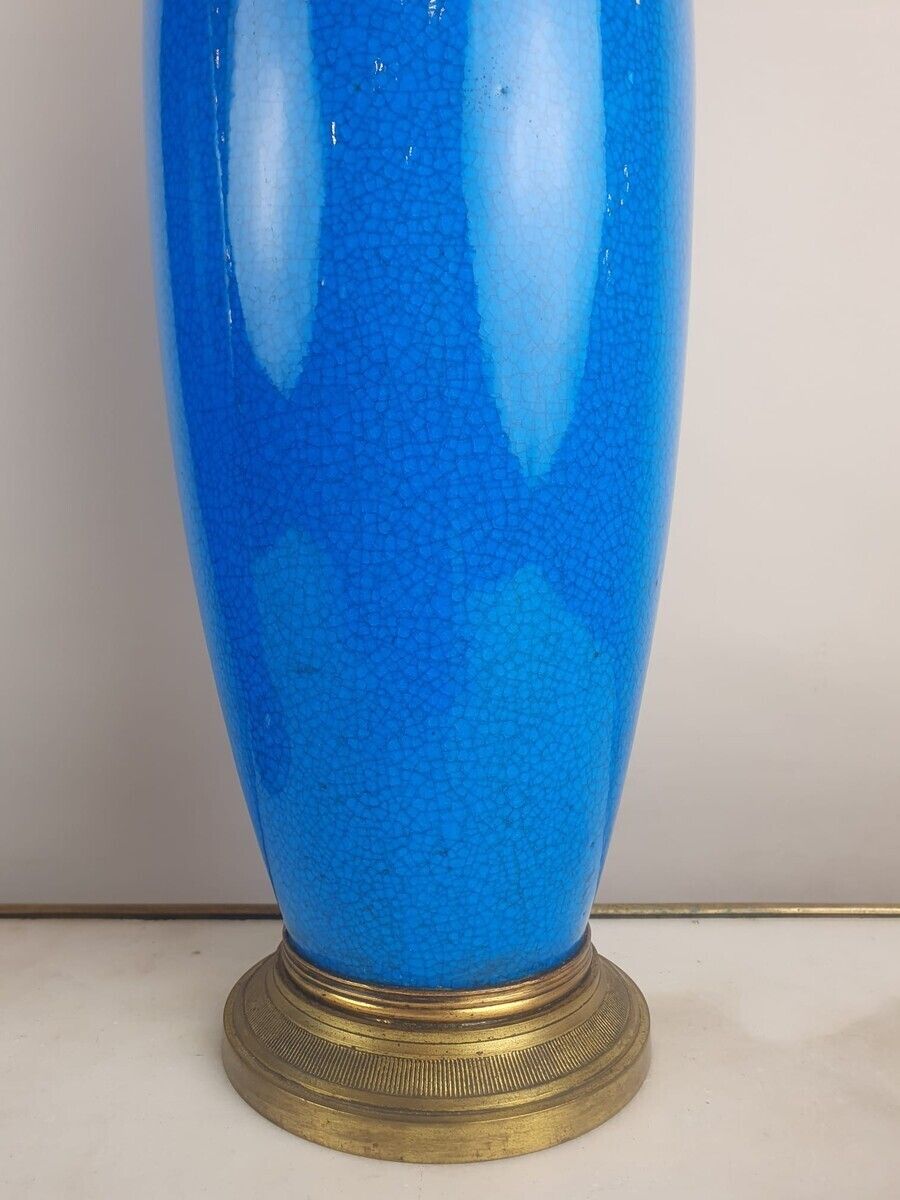 Pair Of Ceramic Vases With Bronze Mounts, Paris 19th Century photo Home Decor