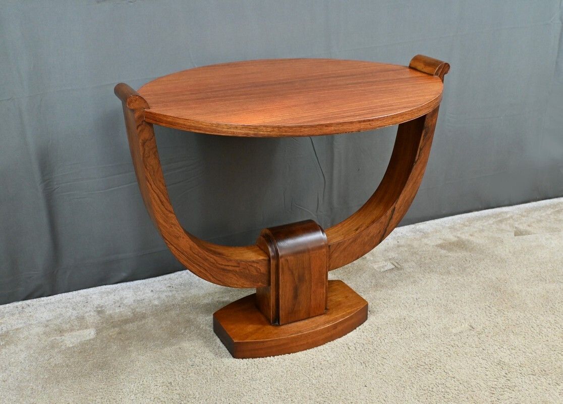 Rosewood Coffee Table, Attributed To A. Arbus, Art Deco – 1930 photo furniture
