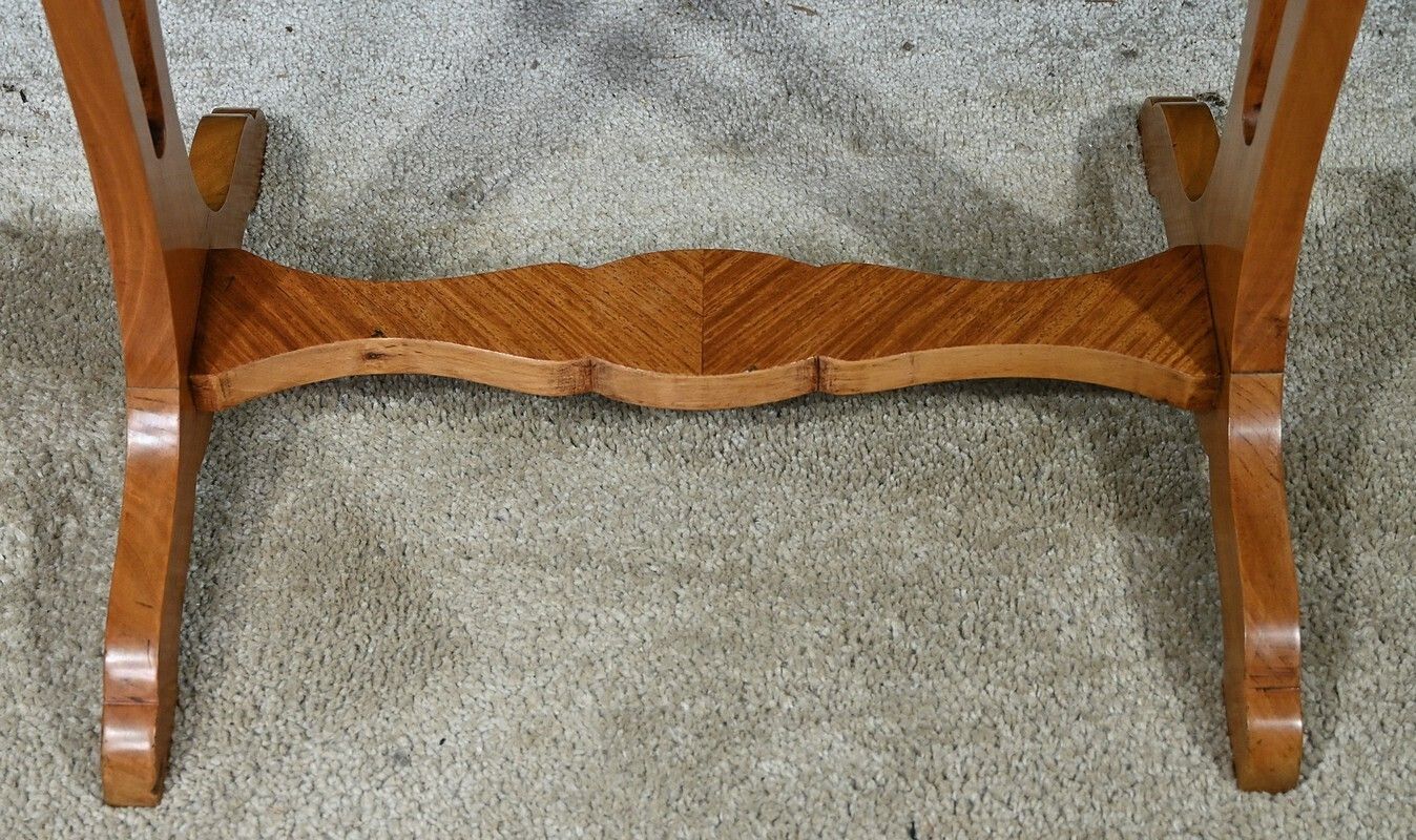 Louis XVI Style Mahogany Veneer Coffee Table – Late 19th Century photo buy