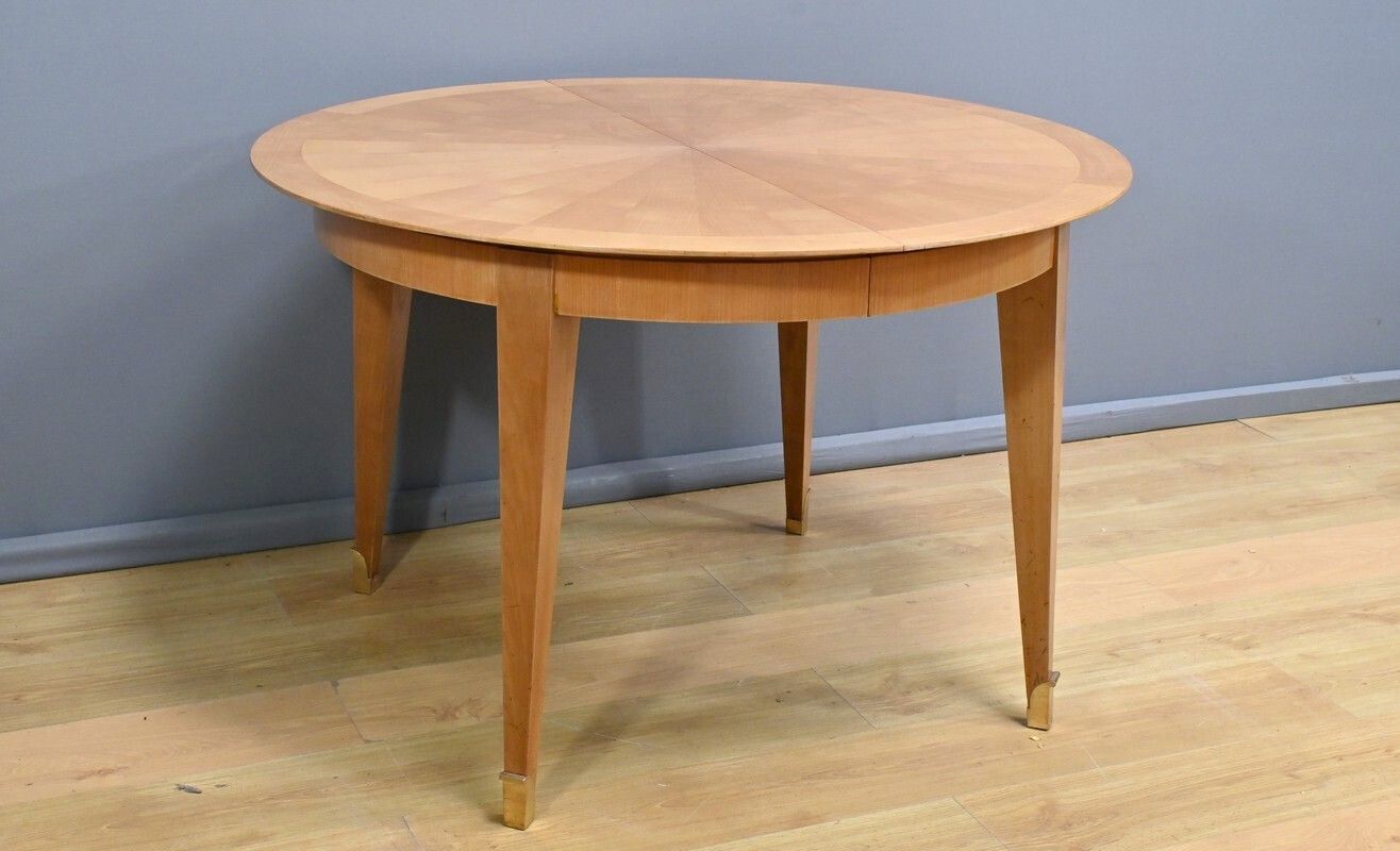 Table For 4 To 10 People In Cherry Wood – 1950 photo furniture