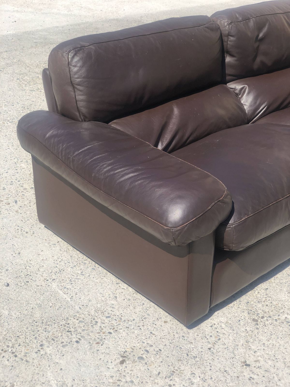 Leather Sofa Model "Petronio" By Tito Agnoli For Poltrona Frau 1970 photo furniture