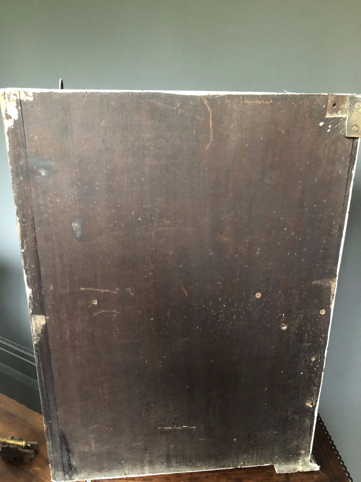English 18th Century Georgian Carved Oak Corner Cupboard photo 800.0