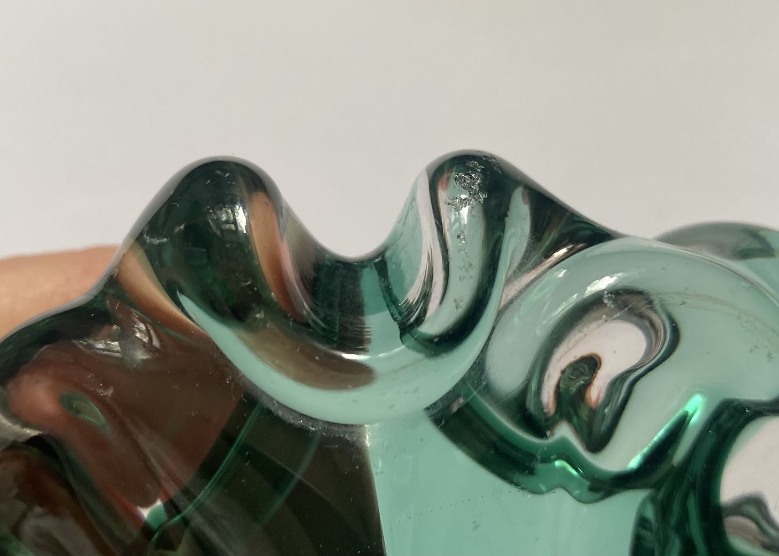 Vintage, 1960’s, Murano Sommerso, Italian Art Glass Bowl photo Home Decor