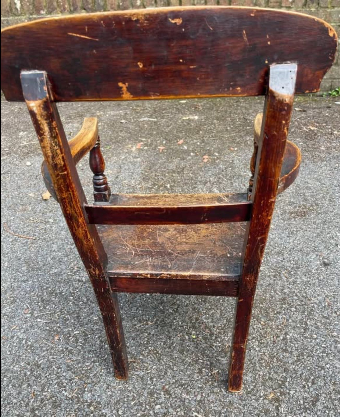 George IV Grained Beechwood Child's Chair photo Furniture