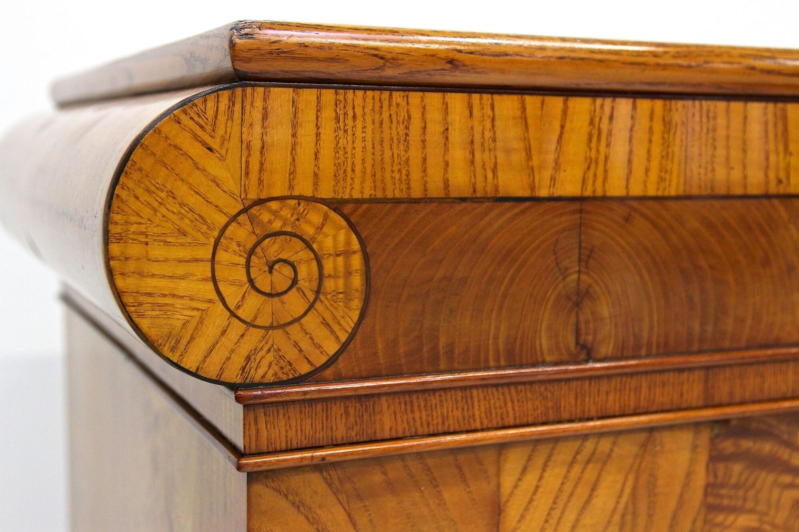 19th Century Biedemeier Cabinets   Pair, Ashwood With Inlay Works, Cz Ca. 1860 photo vinterior