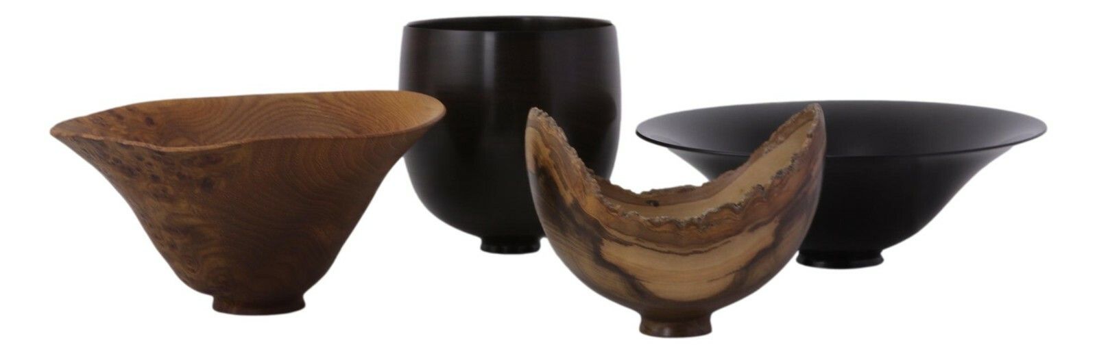 photo furniture Bert Marsh Rare African Blackwood Wooden Vase 5" Tall Signed
