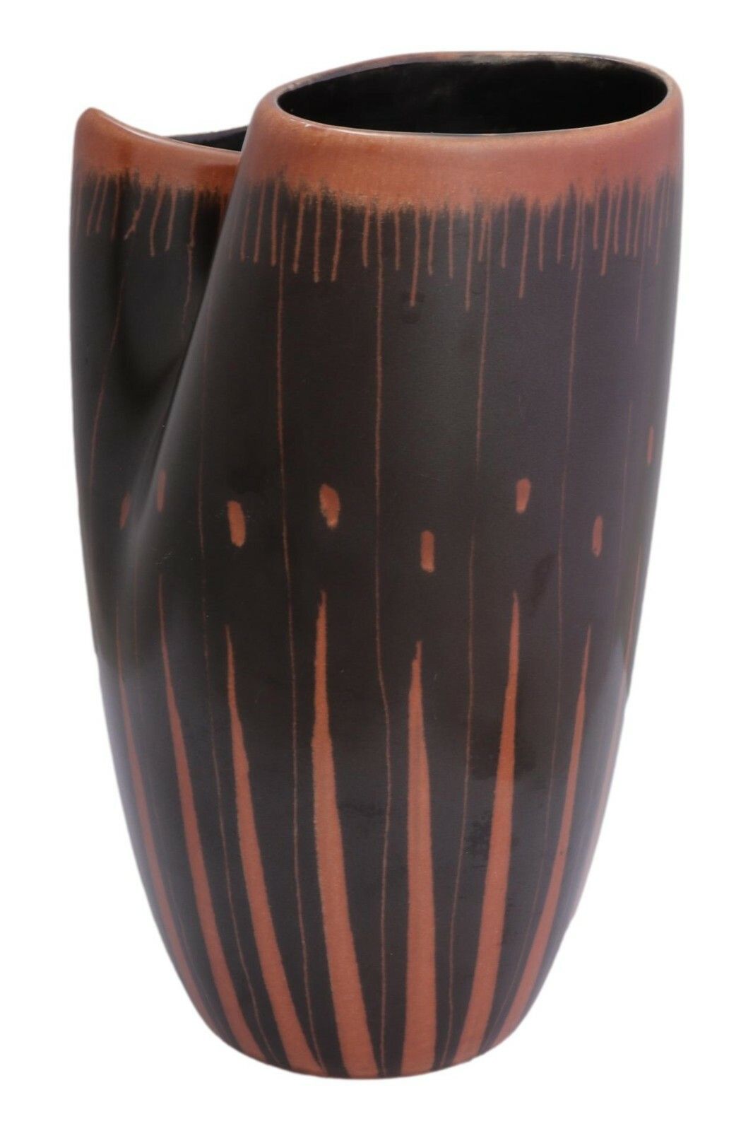 Beswick Pottery Vase 1457 Albert Hallam Modern Design 7" (17.75cm) 1950's photo furniture