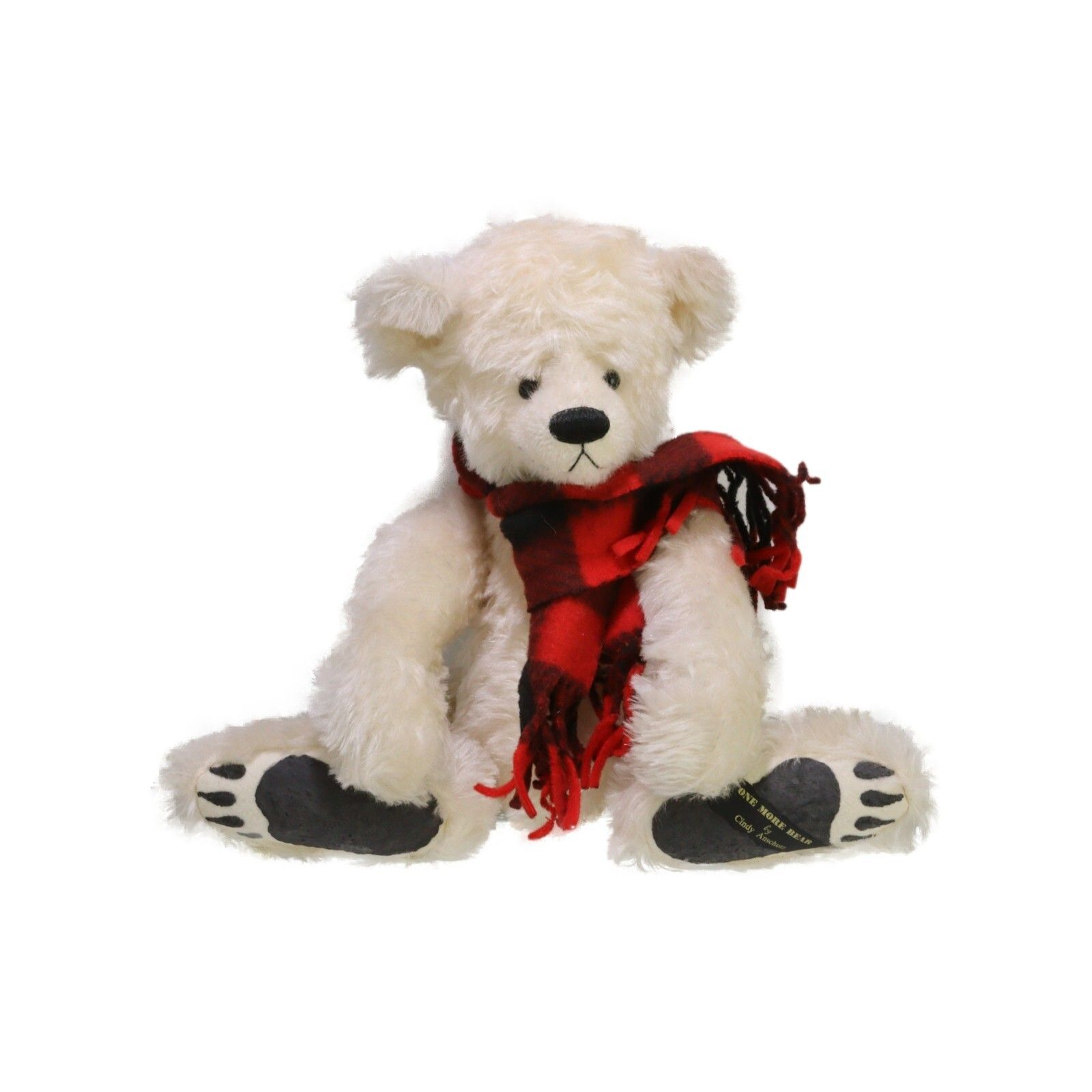 Handmade Artist Bear Mohair Jointed Teddy One More Bear Cindy Anschutz  40cm photo for sale