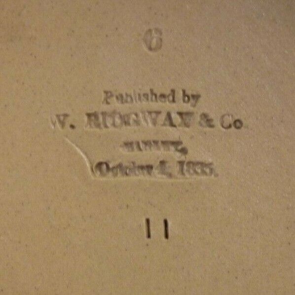 photo furniture William Ridgway & Son Tam O'shanter Relief Moulded Jug 10" 1835 Metal Lid