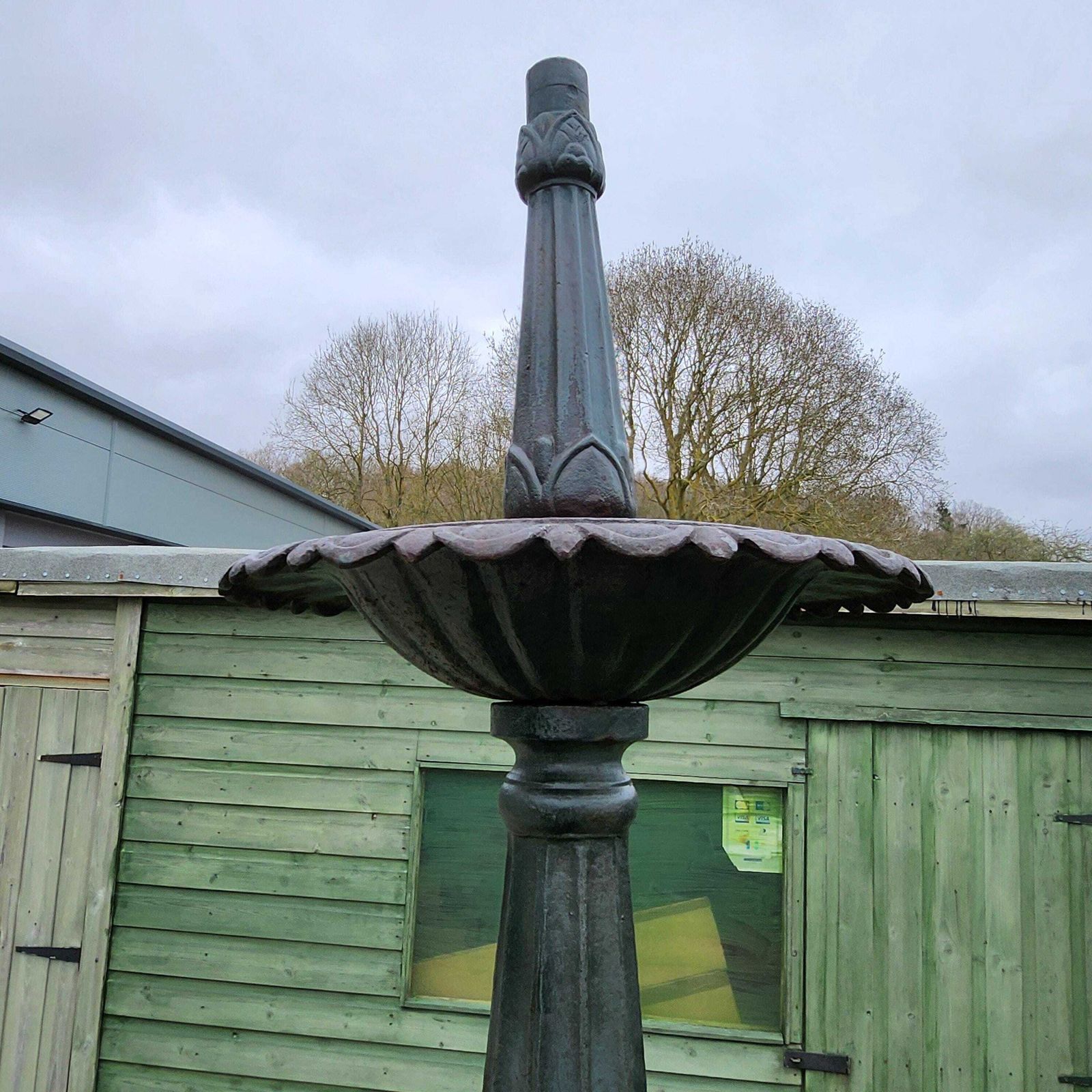 photo furniture 19th Century Cast Iron Garden Fountain   Coalbrookdale Style