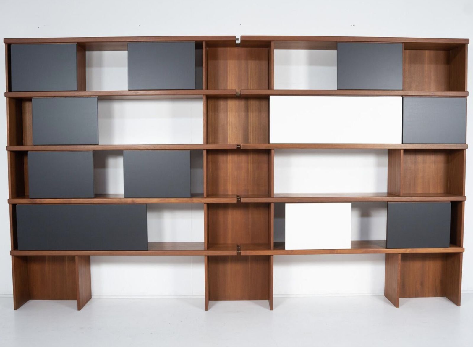 Mid Century Bookcase By Ilmari Tapiovaara, La Permanente Mobili Cantu, 1950s photo 47000.0
