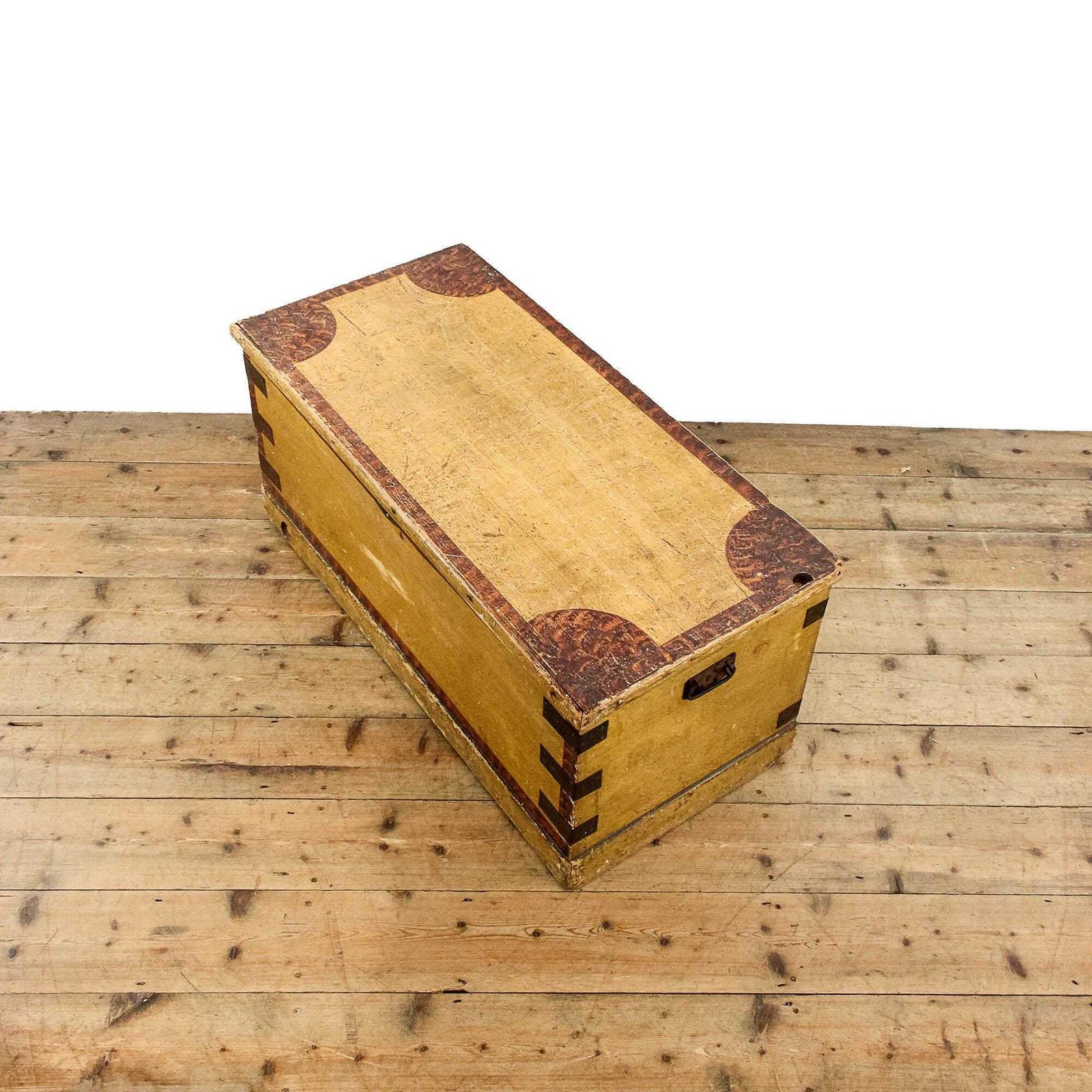 Antique Victorian Pine Trunk | Antique Furniture | Antique Trunk | Antique Storage | Pine Trunks | Blanket photo buy