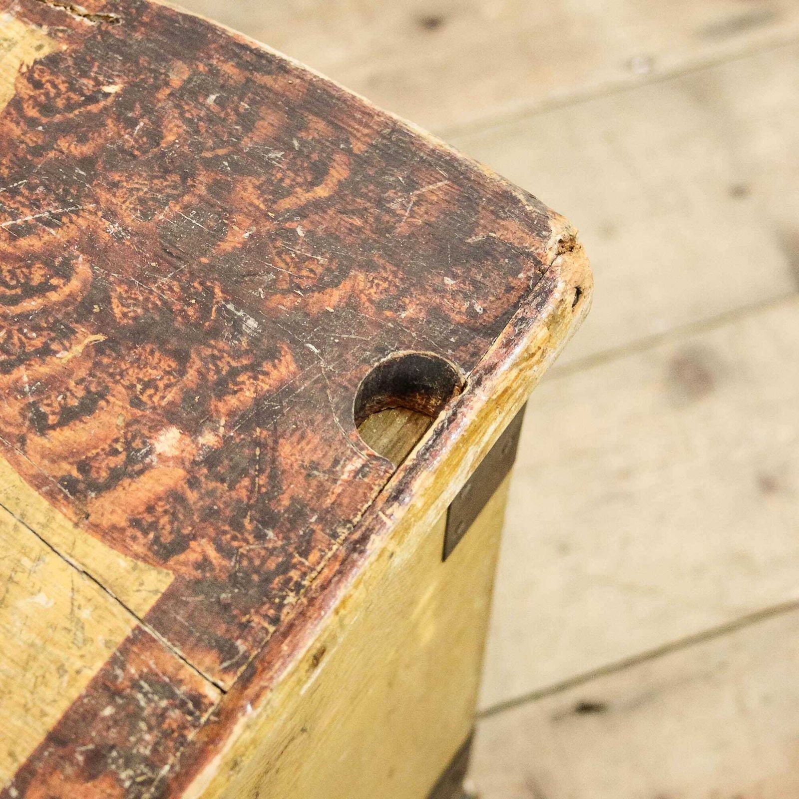 Antique Victorian Pine Trunk | Antique Furniture | Antique Trunk | Antique Storage | Pine Trunks | Blanket photo vintage