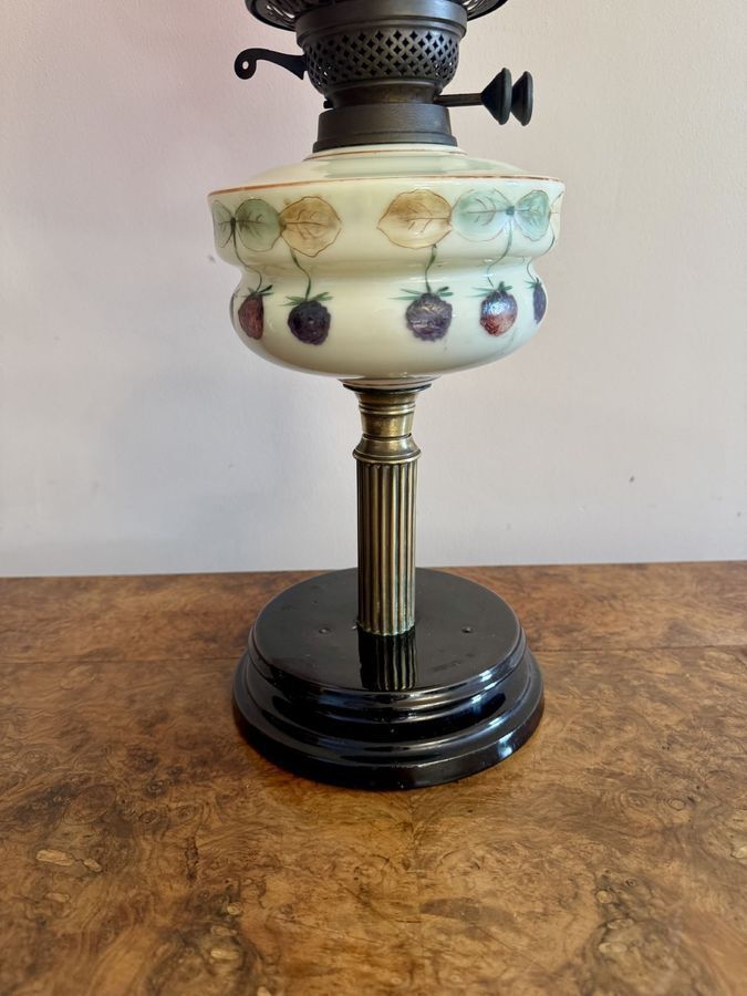 Wonderful Quality Victorian Oil Lamp photo Home Decor