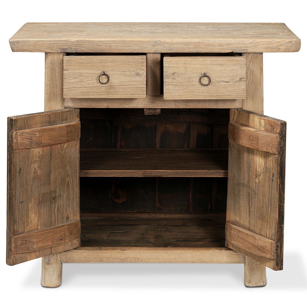 Tapered Natural Elm Cabinet, Traditional photo Furniture