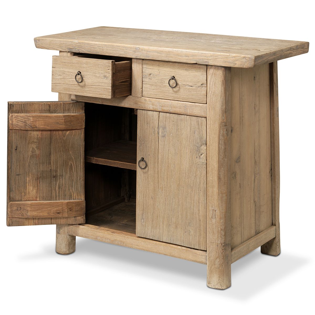 Tapered Natural Elm Cabinet, Traditional photo 1645.0