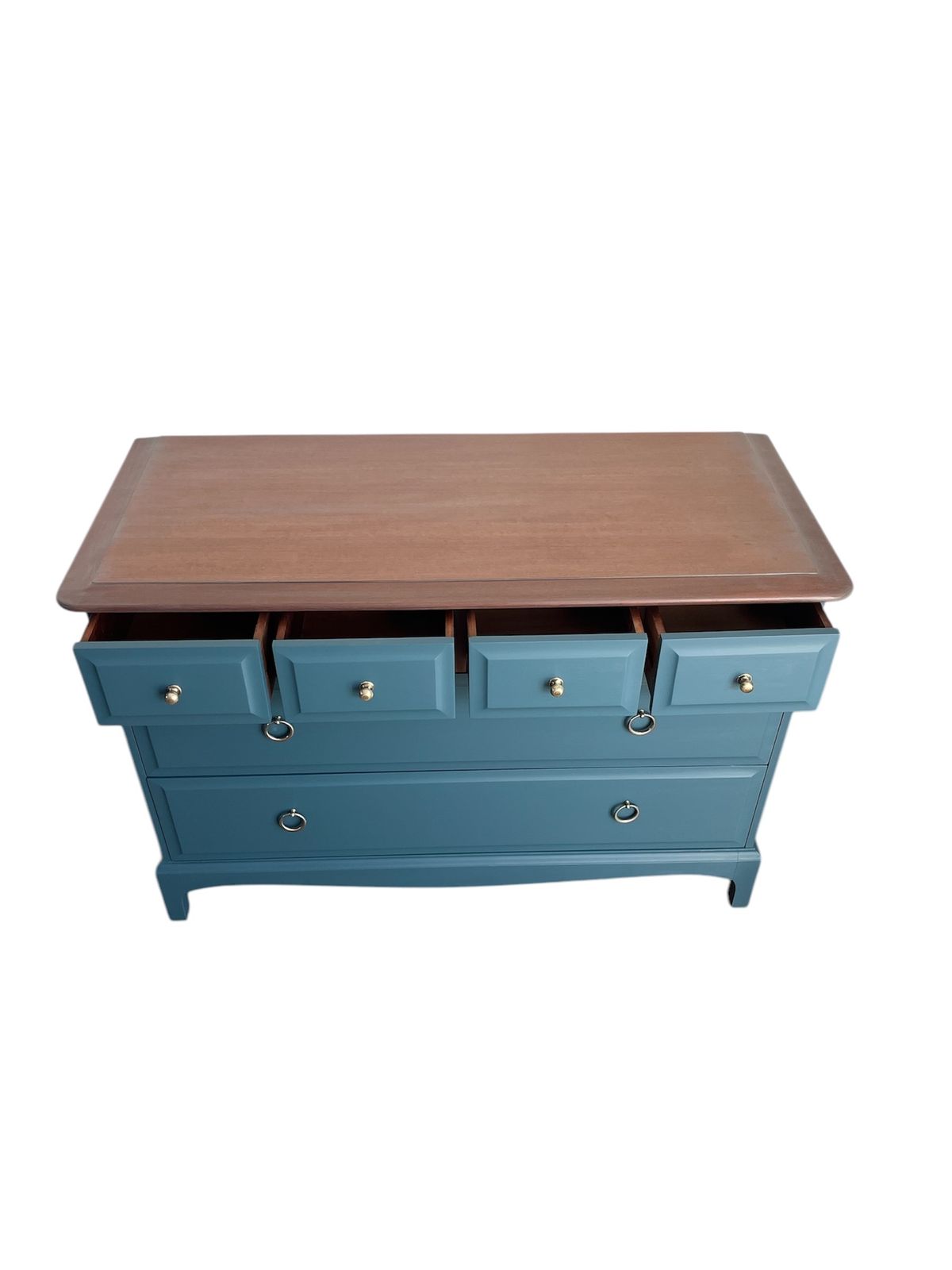 Mid Century Stag Chest Of Drawers photo vinterior