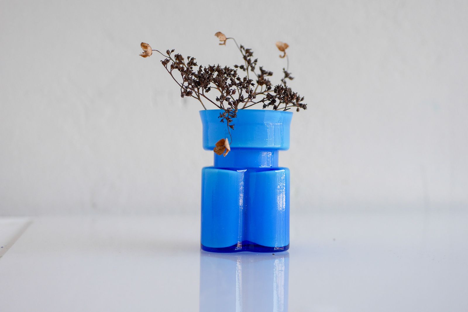 Mid Century Modern Scandinavisch Kunstglas, Kleine Vaas Van Po Ström Voor Alsterfors, Zweden photo 295.0