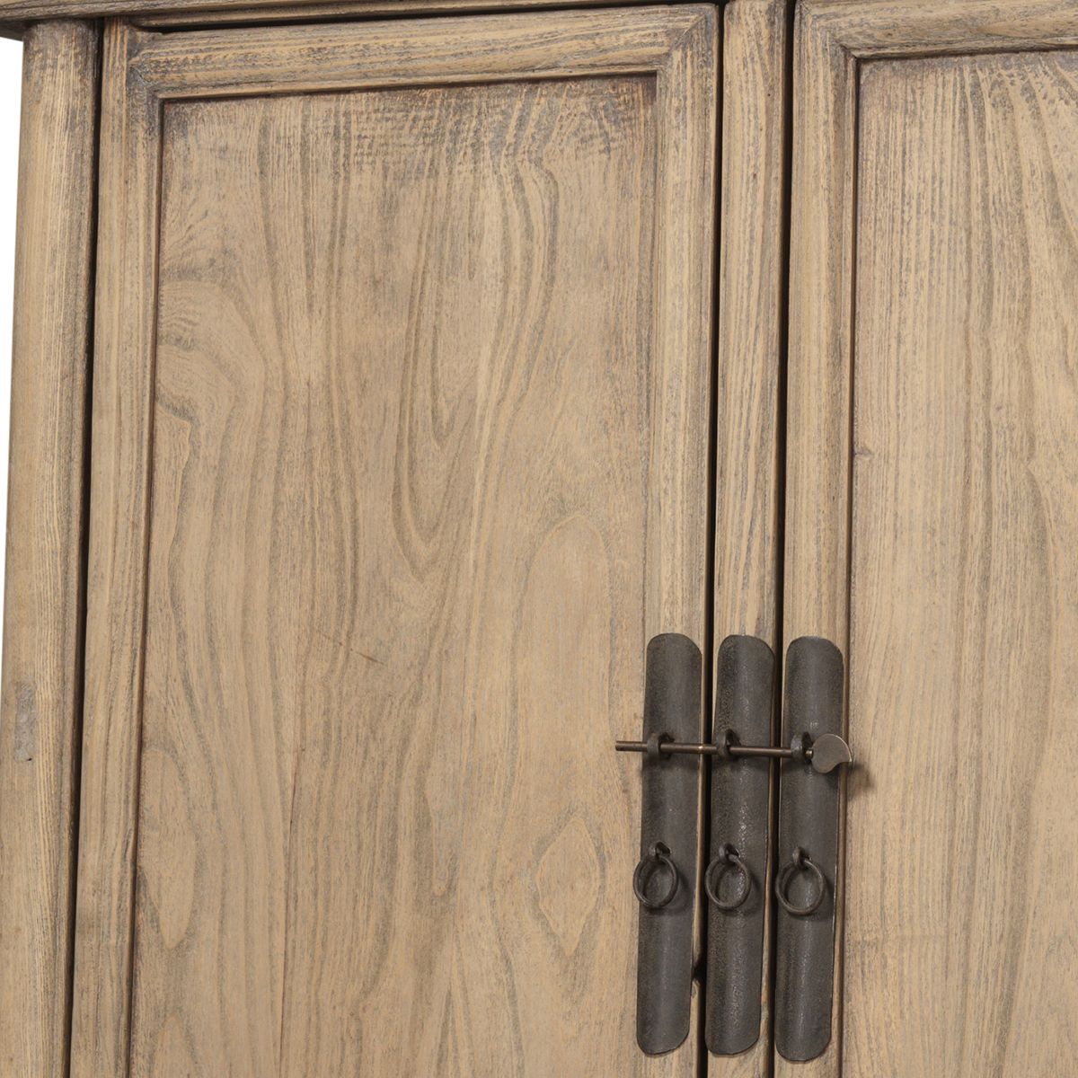 photo vinterior Large Tapered Natural Elm Cabinet