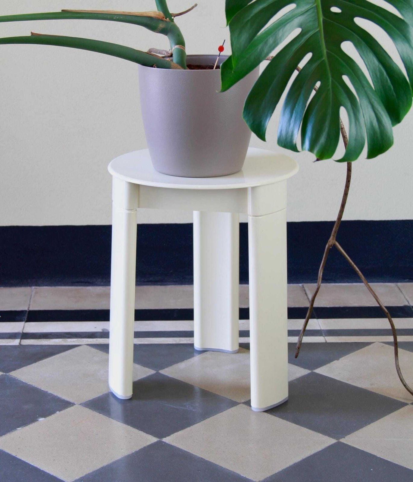 Giacomino, Vintage Space Age Stool By Olaf Von Bohr For Gedy, Italy, 1970s photo furniture
