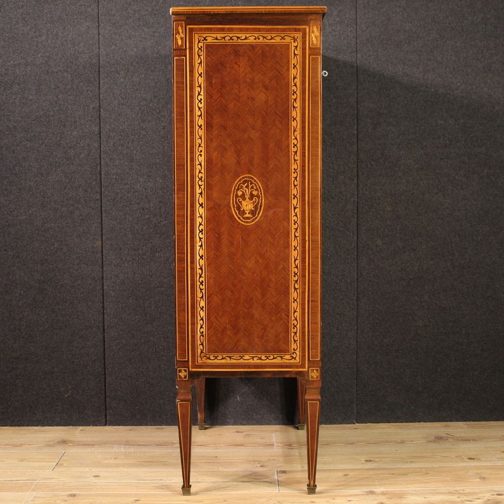 20th Century Louis XVI Style Inlaid Chest Of Drawers photo vintage