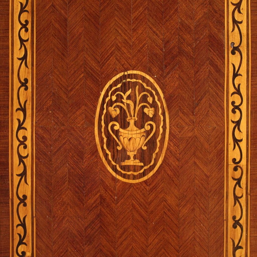 Furniture 20th Century Louis XVI Style Inlaid Chest Of Drawers photo