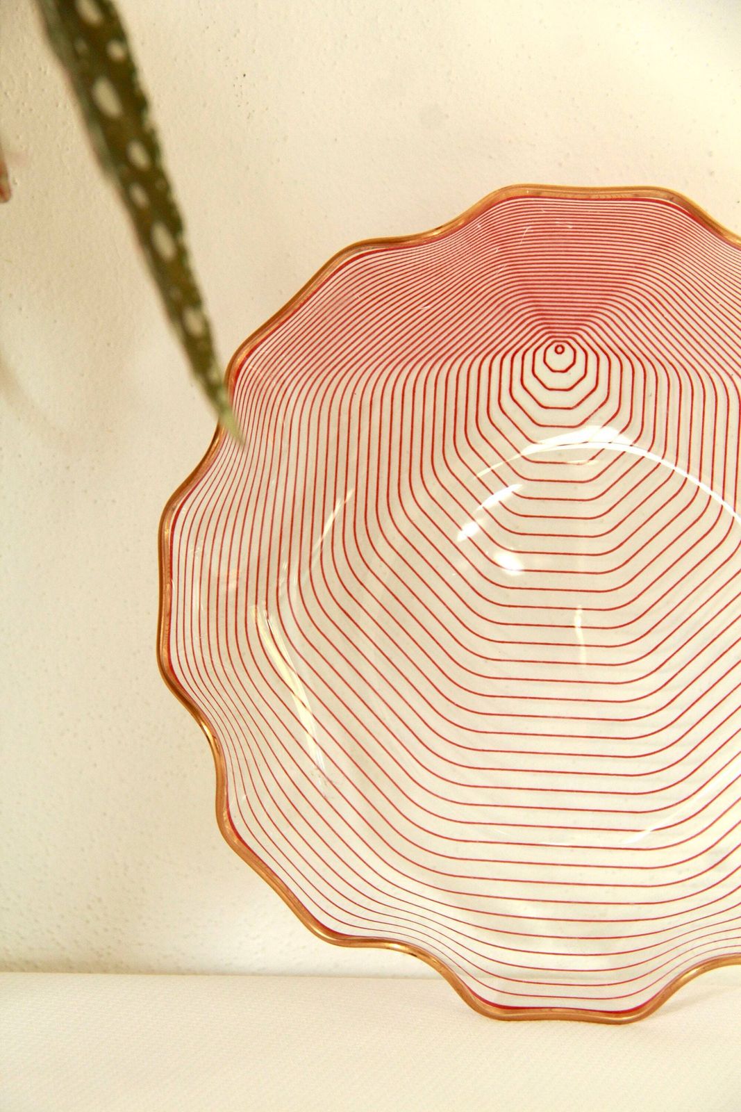 Metria, Vintage Murano Glass Plate / Catchall / Bowl, Italy, 1960s photo vintage