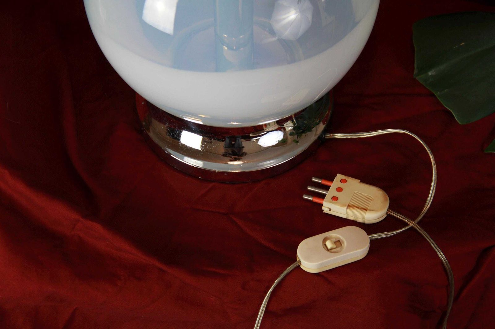 Beatrice, Vintage Murano Iridescent Glass Lamp By C.Nason, Italy, 1970s photo 1128.0