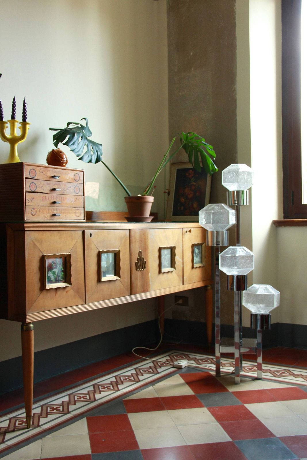 Ventiquattro, Vintage Space Age Floor Lamp By Sciolari, Italy, 1970s photo furniture