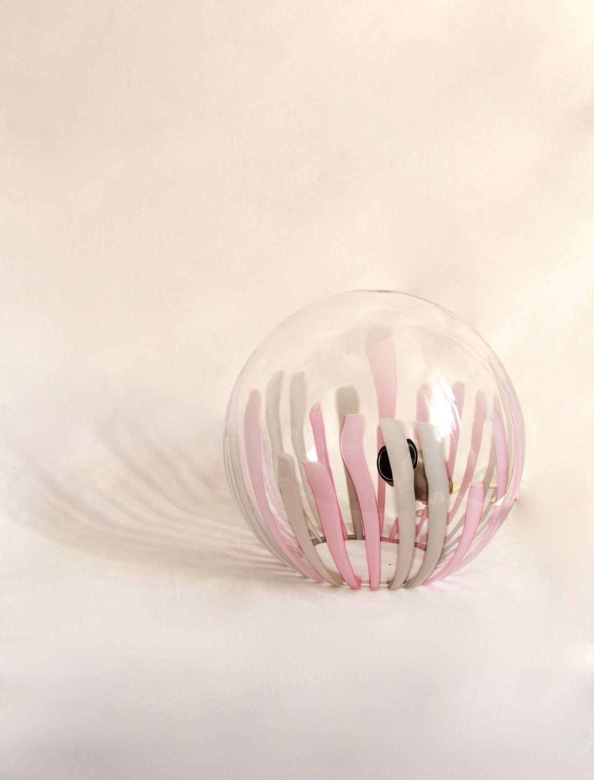 Bollicina, Vintage Pink Murano Lamp By La Murrina, Italy, 1970s photo for sale