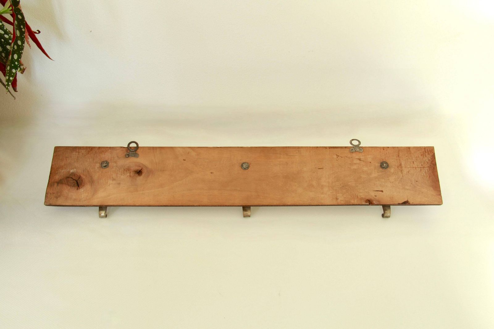 Trefiori, Antique Mid Century Glass And Wood Coat Rack, Italy, 1940s photo buy