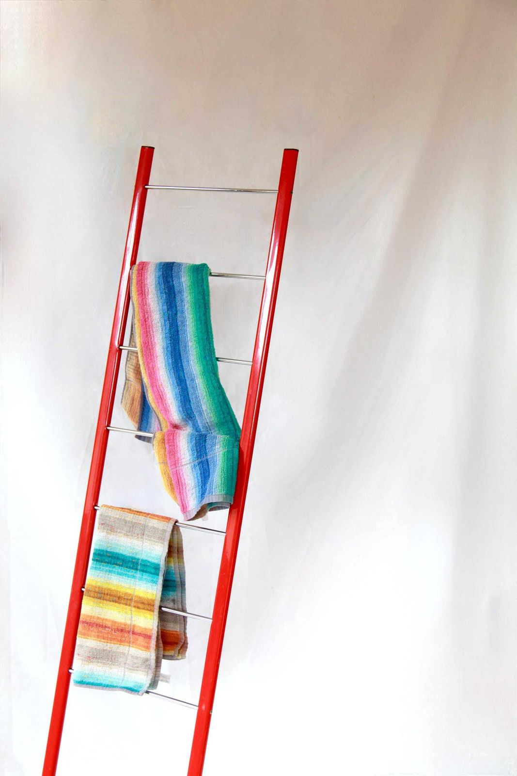 Scaletta, Vintage Postmodern Pop Towel Rack / Ladder, Italy, 1980s photo for sale