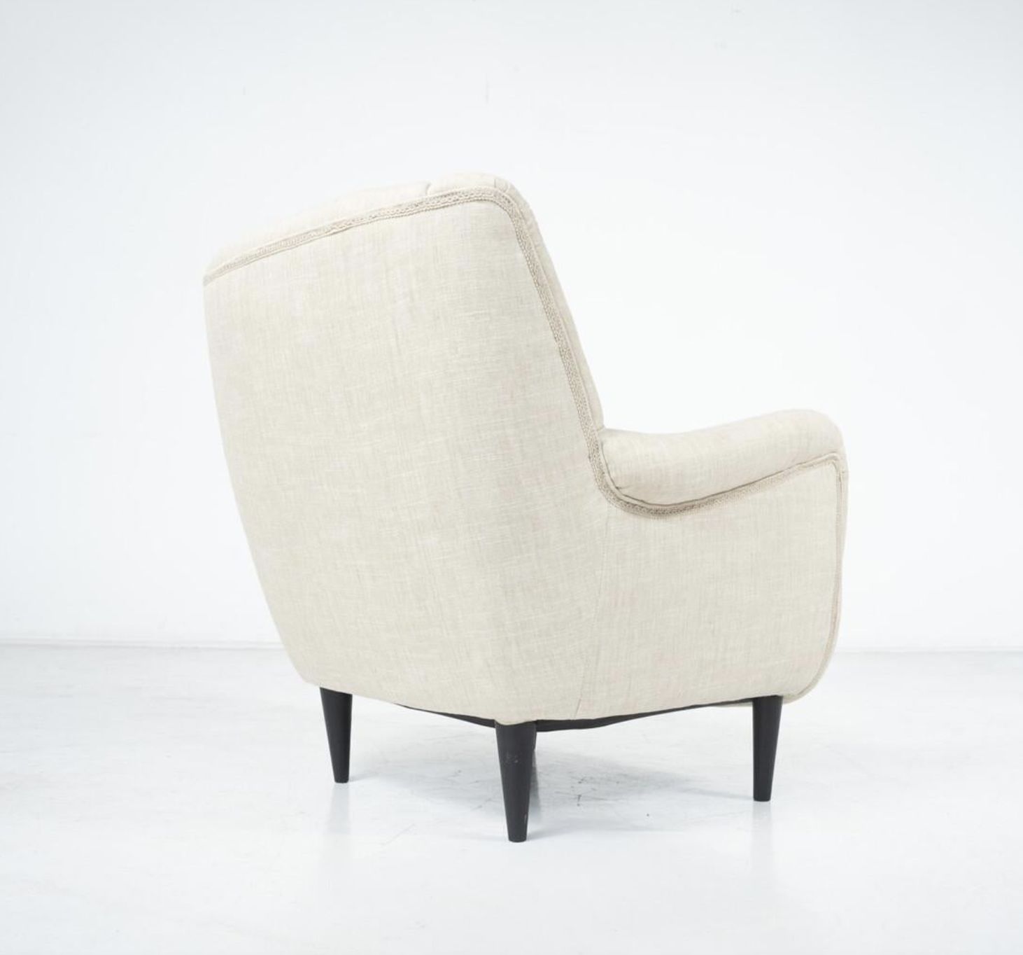 photo buy Pair Of Mid Century Italian Armchairs, Italy, 1960s – New Upholstery