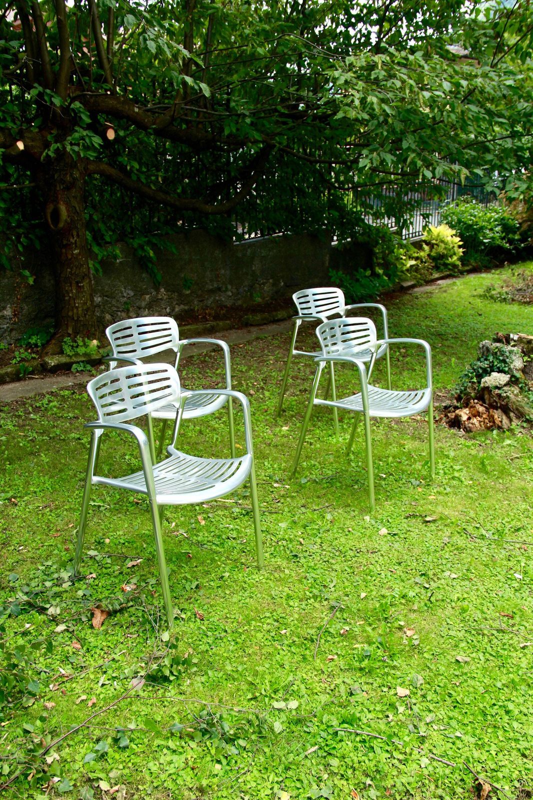 Toledo, Metal Chair By Jorge Pensi For Amat 3, Spain, 1980s photo 623.0
