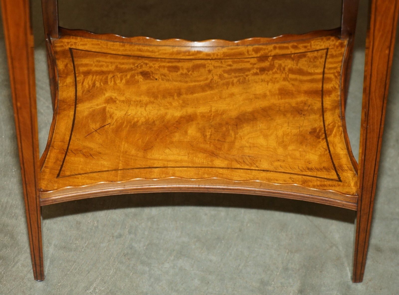 photo for sale Editors Choice Antique Howard & Son's Sheraton Revival Games Cards Side Table