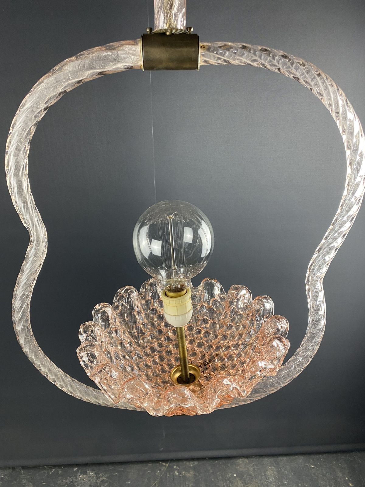 Murano Midcentury Light By Toso Barovier, Made In The Oldest Furnace In Venice photo furniture
