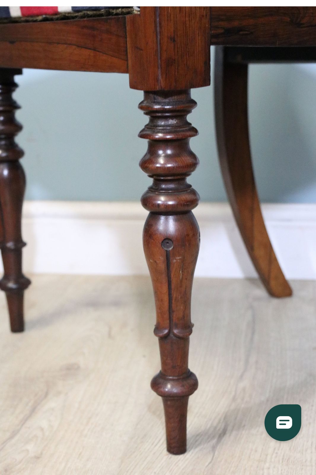An Absolutely Delightful Pair Of Quality Victorian Solid Rosewood Framed Balloon Back Dining Chairs photo 270.0