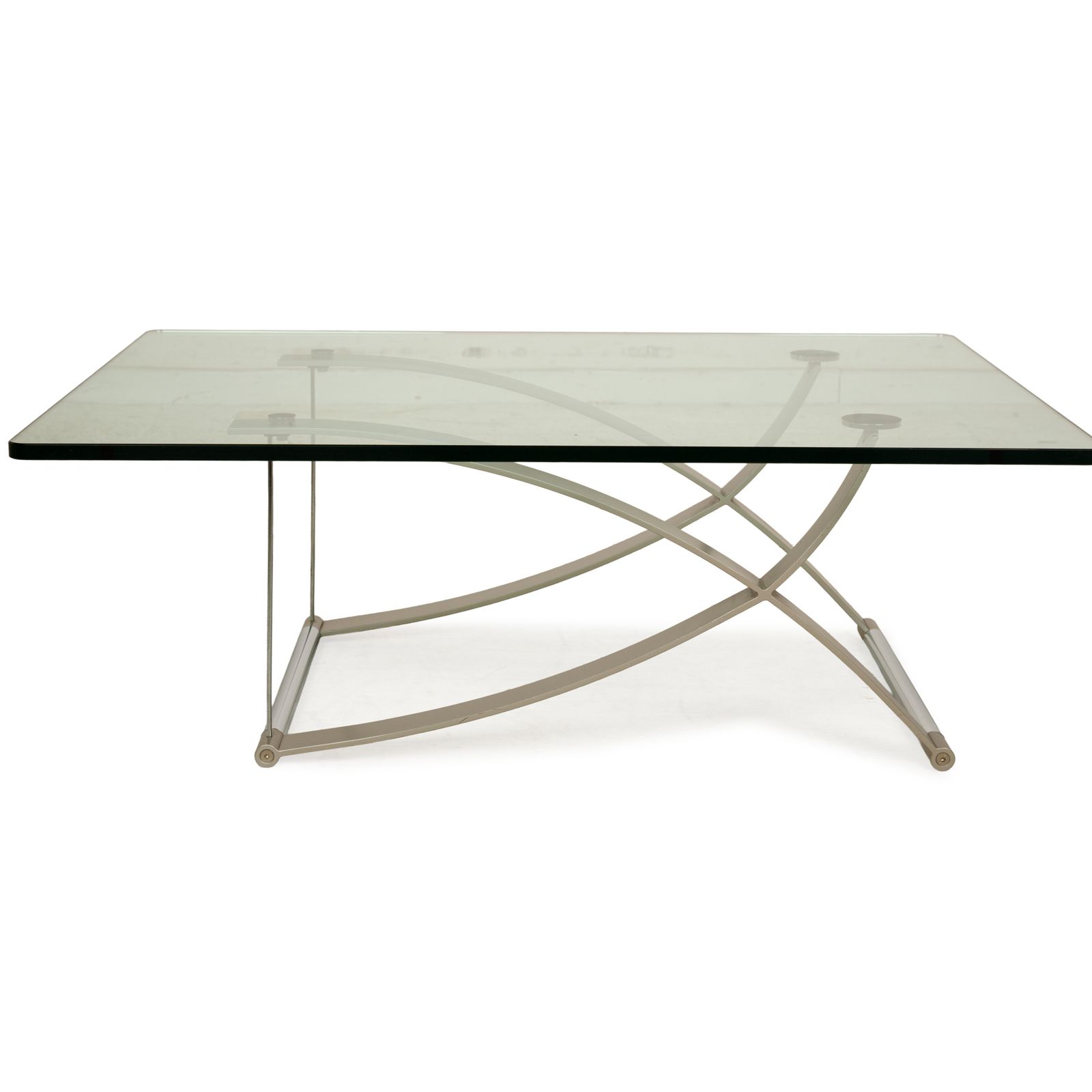 Furniture Rolf Benz 1150 Glass Coffee Table Silver photo